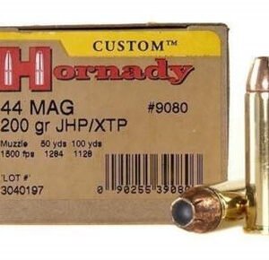 Hornady 44 Magnum Custom H9080 200 gr XTP 20 rounds