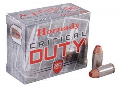 Hornady 40 S&W Critical Duty H91376 175 gr FTX 20 rounds