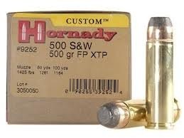 Hornady 500 S&W Custom H9252 500gr XTP 20 rounds