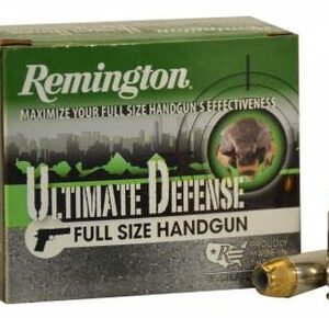 Remington 40 S&W Ammunition Ultimate Defense HD40SWBN 180 Grain Bonded Jacketed Hollow Point 20 rounds