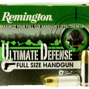 Remington 40 S&W HD40SWA Ultimate Defense Full Size Handgun 165 Grain Brass Jacketed Hollow Point 20 rounds
