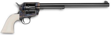 Pietta HF45CHS12NMUI 1873 GW2 Buntline 45 Colt 6 Round 12" Blued Color Case Hardened/Blued/Ultra Ivory Grips