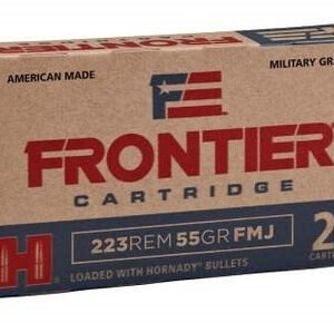 Hornady 300 AAC Blackout Ammunition Frontier FR400 125 Grain Full Metal Jacket 20 Rounds