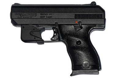 Hi-Point 9mm Compact Poly-Framed C9 Pistol 8+1 w/ Trigger Guard-Mount Laser Black