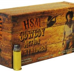 HSM 38 Special Cowboy Action Low Velocity Ammunition 158 Grain Round Nose Flat Point 50 rounds