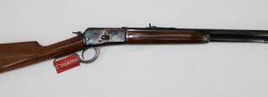 Cimarron AS623 1892 Short Rifle .44-40 Winchester Lever-Action Carbine 20" Octagon Walnut/Color Case Finish