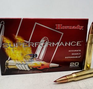 Hornady 30-06 Springfield Superformance Ammunition H81169 165 Grain CX Ballistic Tip 20 Rounds