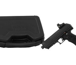 Hi-Point JXP10CTHC 10mm 5.2" 10+1 W/ Threaded Barrel, Crimson Trace Red Dot & Hard Case Black