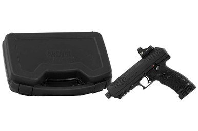 Hi-Point JXP10CTHC 10mm 5.2" 10+1 W/ Threaded Barrel, Crimson Trace Red Dot & Hard Case Black