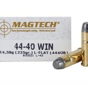 Magtech 44-40 Ammunition MT4440B 225 Grain Lead Flat Nose 50 rounds
