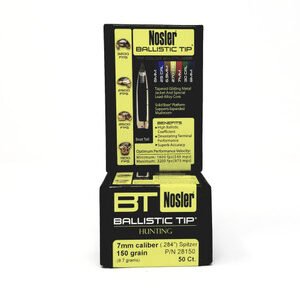 Nosler 7mm/.284 diam Reloading Bullets 26150 150 Grain Spitzer 50 Pieces