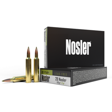 Nosler 28 Nosler Ammunition 40039 150 Grain E-Tip 20 Rounds