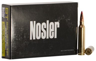 Nosler 7mm Rem Mag Ammunition 40045 150 Grain Ballistic Tip 20 Rounds