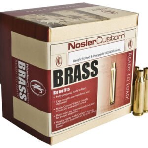 Nosler 6.5 Creedmoor Unprimed Factory New Reloading Brass 44824 50 Pieces