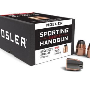 Nosler 44 Cal (.429 Dia) Reloading Bullets Sporting Handgun NOS44846 200 Grain Jacketed Hollow Point 250 Pieces