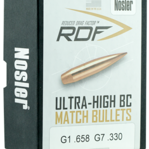 Nosler 6.5mm (.264 Dia) Reloading Bullets Ultra-High BC 49824 140 Grain Hollow Point Boat Tail 100 Pieces