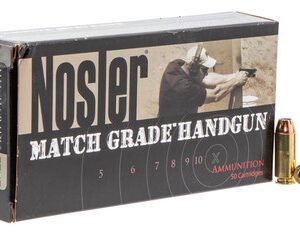 Nosler 10mm Ammunition 51412 Match Grade 180 Grain Hollow Point 50 Rounds