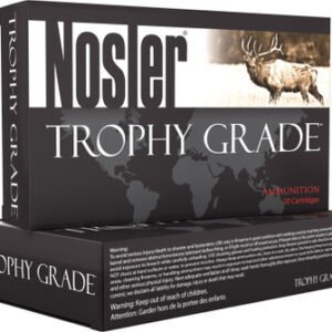 Nosler 280 Ack Imp Ammunition 60043 140 Grain AB Soft Point 20 Rounds