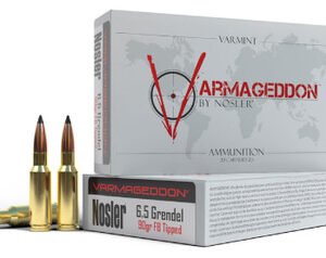 Nosler 6.5 Grendel Ammunition 65182 Varmageddon 90 Grain Ballistic Tip 20 Rounds