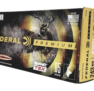 Federal 243 Win Ammunition TSX P243K 85 Grain Triple-Shock X 20 Rounds
