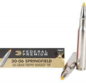 Federal 30-06 Ammunition Vital-Shok P3006TT2 165 Grain Trophy Bonded Top 20 rounds