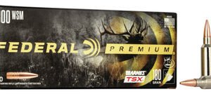 Federal 300 Win Short Mag Ammunition P300WSMF 180 Grain Barnes Triple-Shock X Hollow Point 20 Rounds