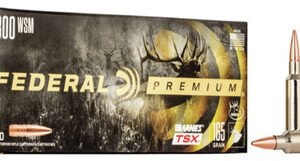 Federal 300 Win Short Mag Ammunition P300WSMG 165 Grain Barnes Triple-Shock X Hollow Point 20 Rounds
