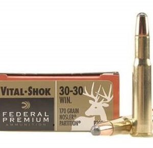 Federal 30-30 Win Ammunition Vital-Shok P3030D 170 Grain Nosler Partition 20 rounds