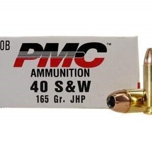 PMC 40 S&W Ammunition PMC40B 165 Grain Jacketed Hollow Point 50 rounds