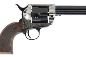 Cimarron Frontier PP410LSFW Pre-War 1896-1940 .45 Colt 4.75" 6 Rounds Blued/Laser Engraved/Walnut Grips