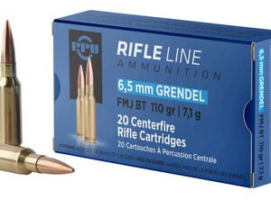 Prvi PPU 6.5 Grendel Ammunition 110 Grain Full Metal Jacket 20 Rounds