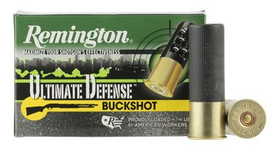 Remington 12 Gauge Ammunition R12HB00HD Ultimate Defense 3" 15 Pellets 00 Buck 5 Rounds