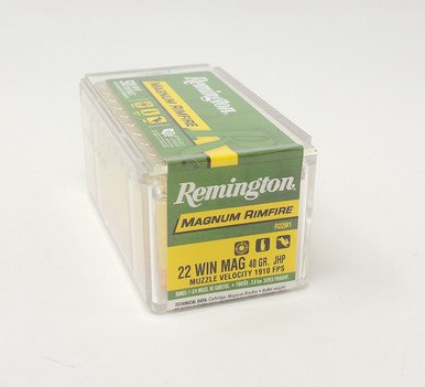 Remington 22 WMR R22M1 40 Gr JHP 50 rounds