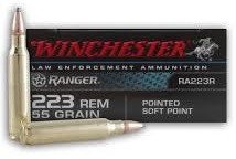 Winchester 223 Rem Ranger RA223R 55 gr SP 20 rounds