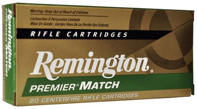 Remington 300 AAC Blackout Ammunition Match RM300AAC6 125 Grain Sierra Matchking Open Tip 20 Rounds