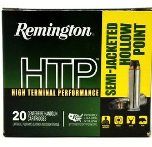 Remington 38 Special Ammunition HTP RTP38S16A 110 Grain Semi-Jacketed Hollow Point 20 Rounds