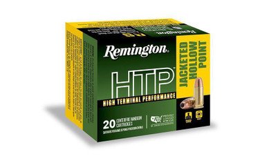 Remington 45 Auto Ammunition HTP RTP45AP2A 185 Grain Jacketed Hollow Point 20 Rounds
