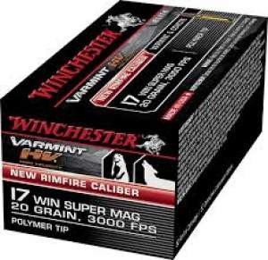 Winchester Varmint HV 17WSM 20Gr V-Max S17W20 50 rounds
