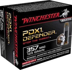 Winchester 357 Mag Supreme Elite PDX1 S357MPDB 125 gr Bonded JHP 20 rounds