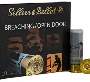 Sellier & Bellot 12 Gauge Ammunition SB12BR 2-3/4" 1/2oz Breaching Polymer Shot 1575fps 10 Rounds