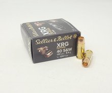 Sellier & Bellot 40 S&W Ammunition XRG Defense SB40XA 130 Grain Lead Free Hollow Point 25 Rounds