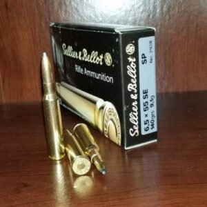Sellier & Bellot 6.5X55 Swedish Ammunition SB6555B 140 Grain Soft Point 20 Rounds