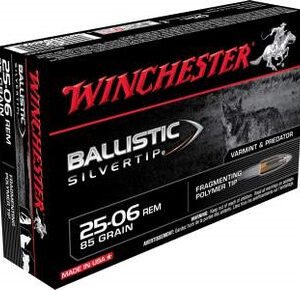 Winchester 25-06 Supreme SBST2506A 85 gr Ballstic Silvertip 20 rounds