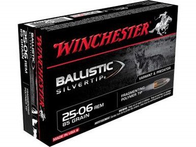 Winchester 25-06 Supreme SBST2506A 85 gr Ballstic Silvertip 20 rounds