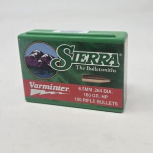 Sierra 6.5mm (.264 Dia) Reloading Bullets Varminter SRAA1710 100 Grain Hollow Point 100 Pieces