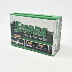 Sierra 6.5mm (.264 Dia) Reloading Bullets Blitzking SRAA1785 105 Grain Ballistic Tip 100 Pieces