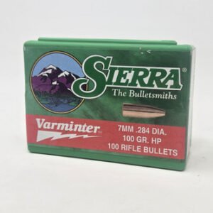 Sierra 7mm (.284 Dia) Reloading Bullets Varminter SRAA1895 100 Grain Hollow Point 100 Pieces