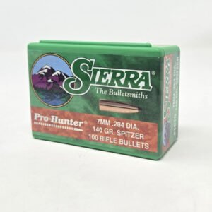 Sierra 7mm (.284 Dia) Reloading Bullets Pro Hunter SRAA1910 140 Grain Spitzer Soft Point 100 Pieces