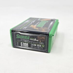 Sierra 6mm (.243 Dia) Reloading Bullets Tipped Gameking SRAA4100 90 Grain Ballistic Tip 100 Pieces