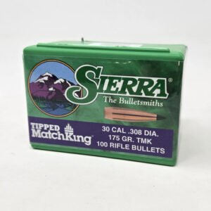 Sierra 30 Cal/7.62mm (.308 Dia) Reloading Bullets Tipped Matchking SRAA7775 175 Grain Ballistic Tip 100 Pieces